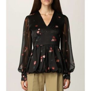 MaxMara 100% silk blouse NWT